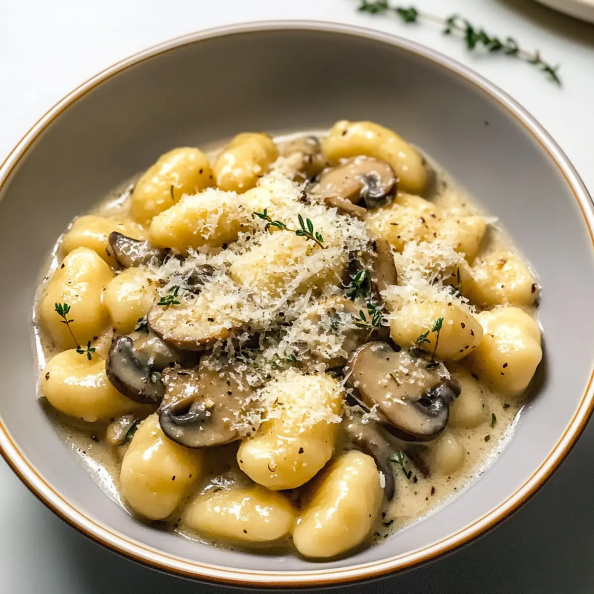 Gnocchi mit cremiger Pilzsauce einfach zubereiten