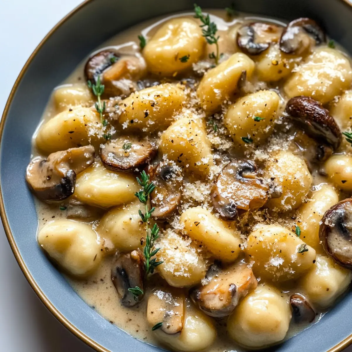 Gnocchi mit cremiger Pilzsauce für wahre Genießer