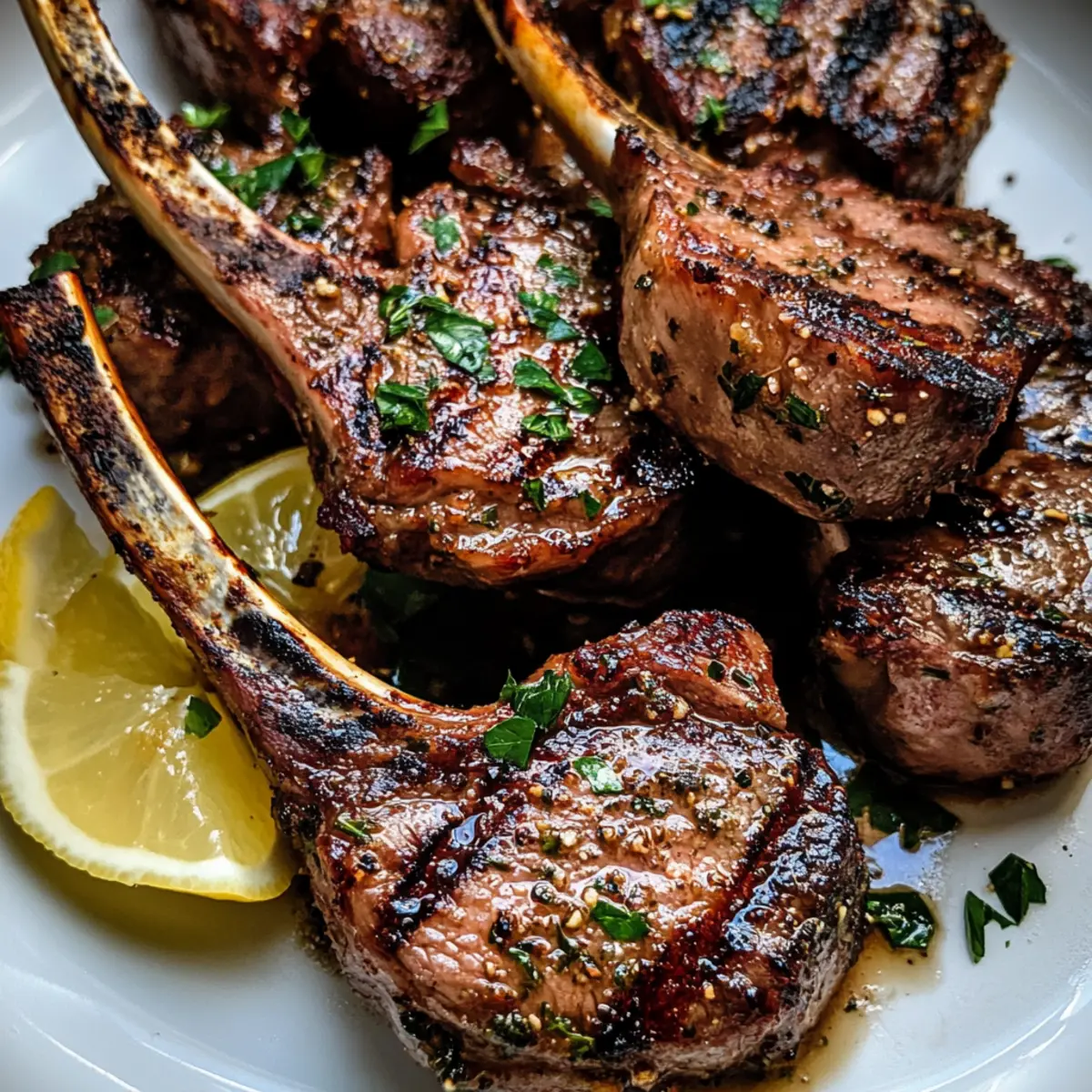 Gegrillte griechische Lammkoteletts für Genuss pur