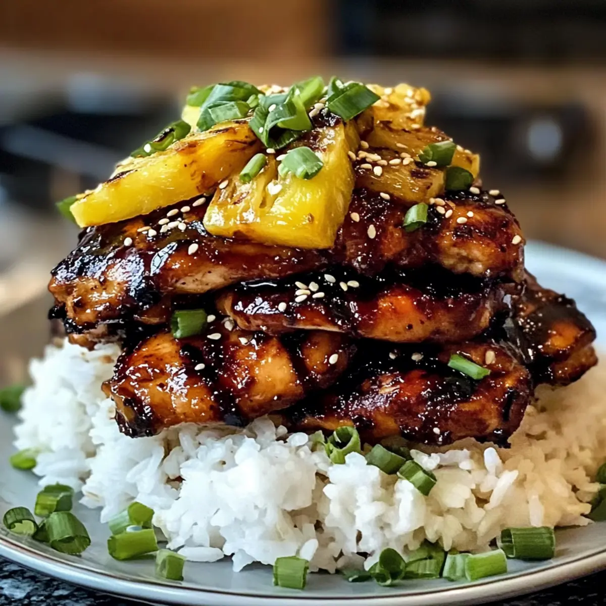 Hawaiian Huli Huli Hühnchen Stapel für jeden Anlass