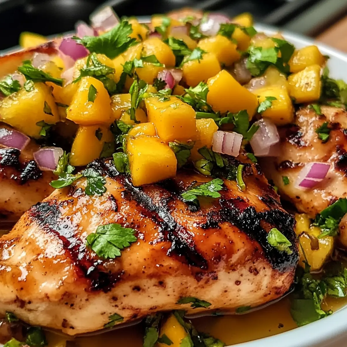 Honig-Limetten-Hähnchen mit Mango-Salsa für Einsteiger