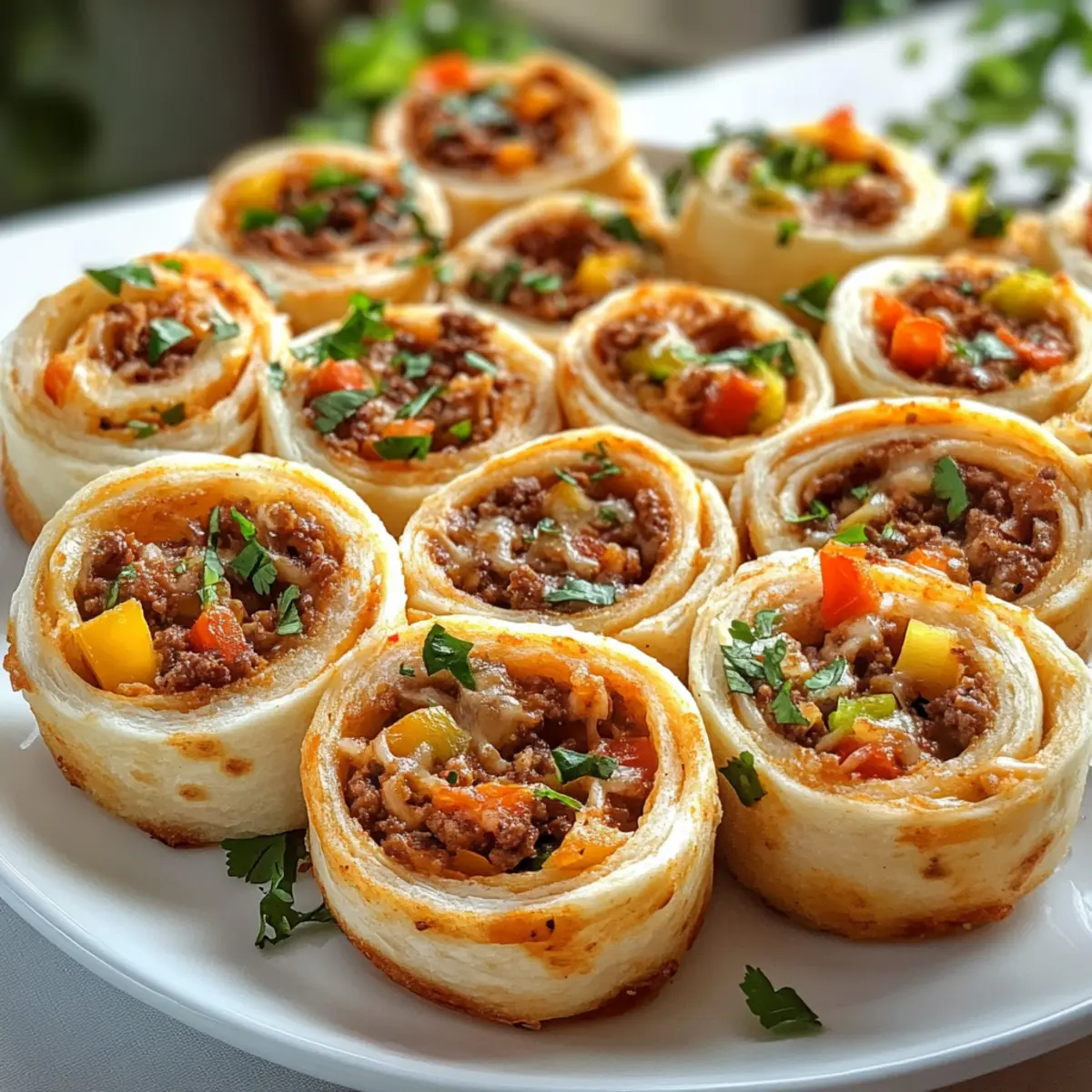 Leckere Taco Pinwheels für deine nächste Party