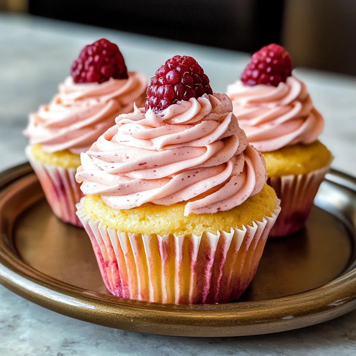 Zitronen- und Himbeer-Cupcakes für jeden Anlass