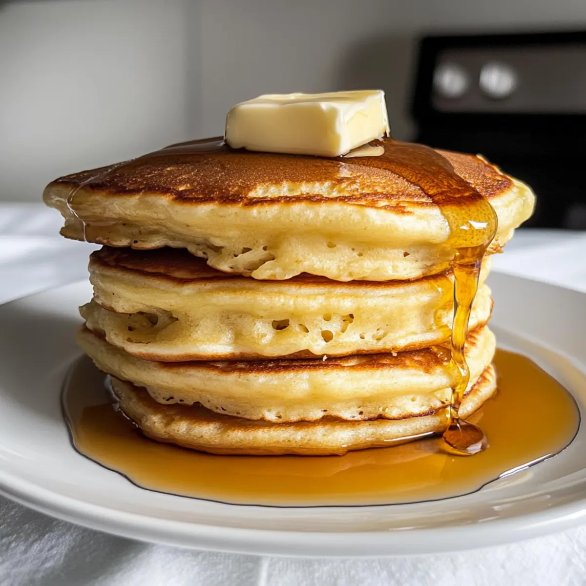 Perfekte selbstgemachte Pfannkuchen für jeden Tag
