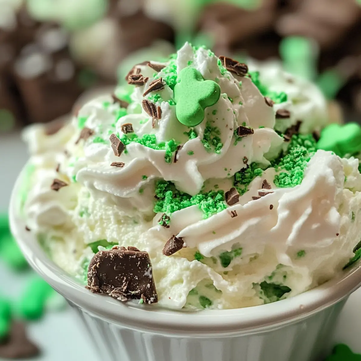Shamrock Käsekuchen Fluff – Der perfekte No-Bake Genuss