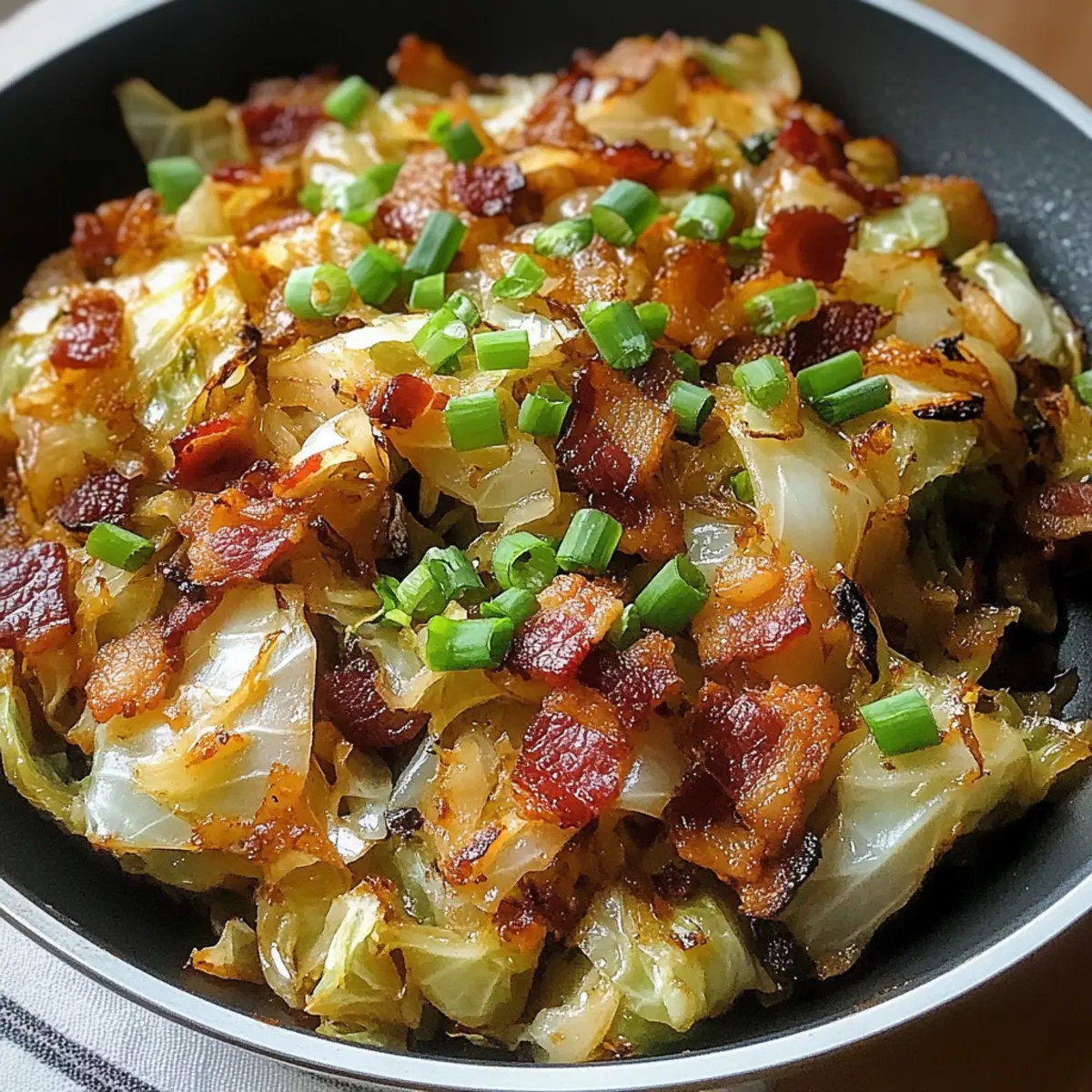 Südliche gebratene Kohl: Einfaches Soulfood Rezept