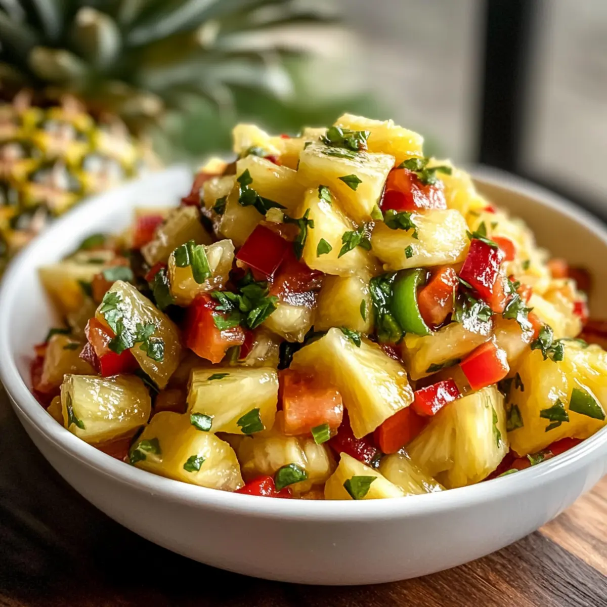 Würzige Ananas-Salsa mit süßem Biss