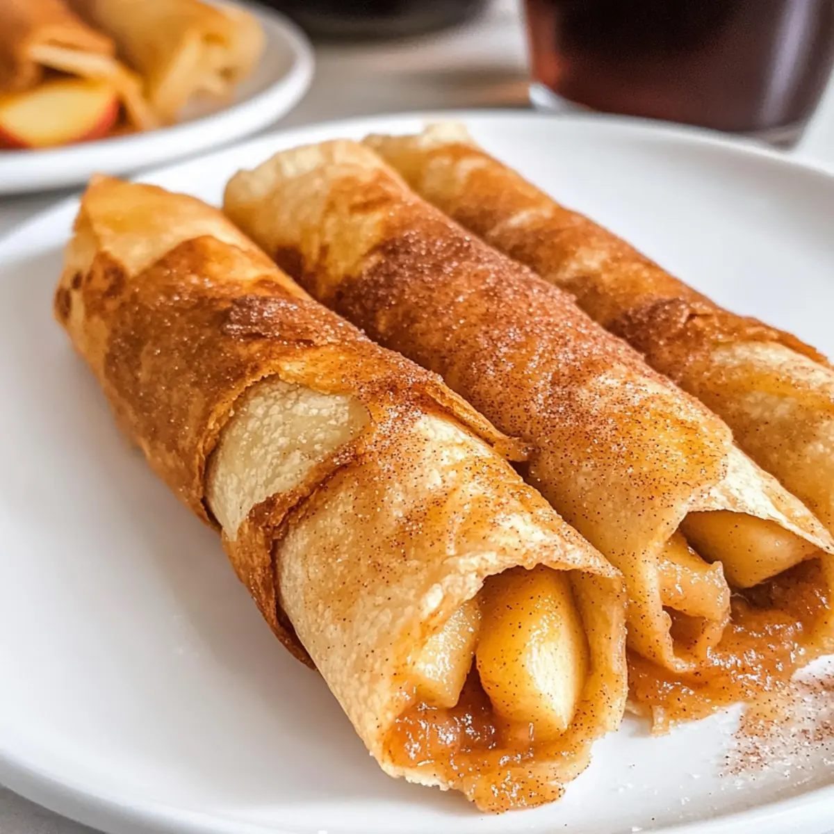 Luftfritteuse Apfelkuchen Taquitos für süße Momente