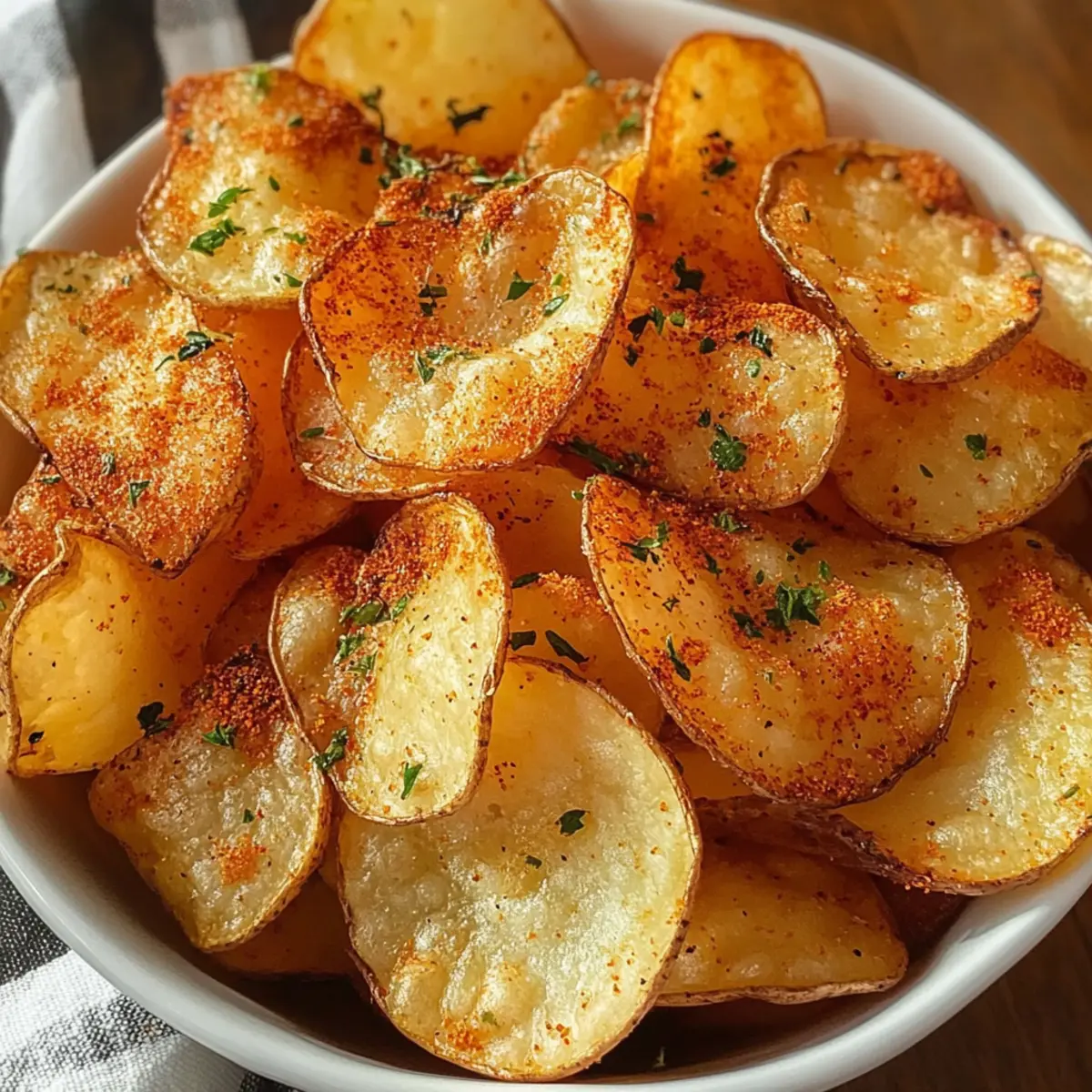 Luftfritteuse Kartoffelchips – Gesund und Knusprig