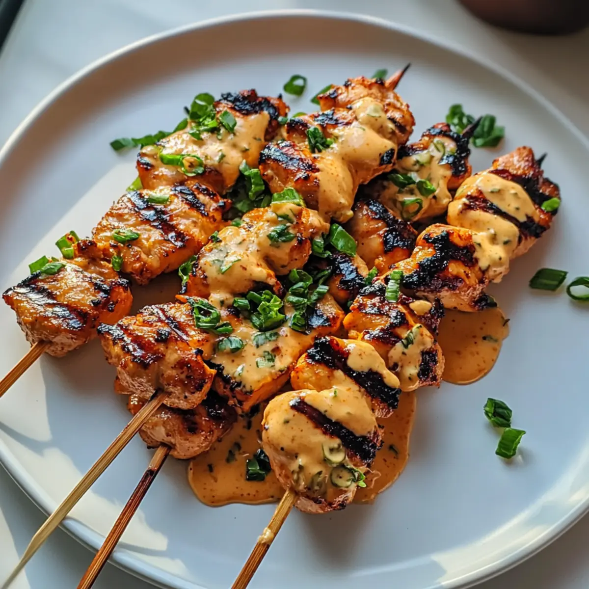 Bang Bang Hähnchen Spieße: Süß & Scharf genießen