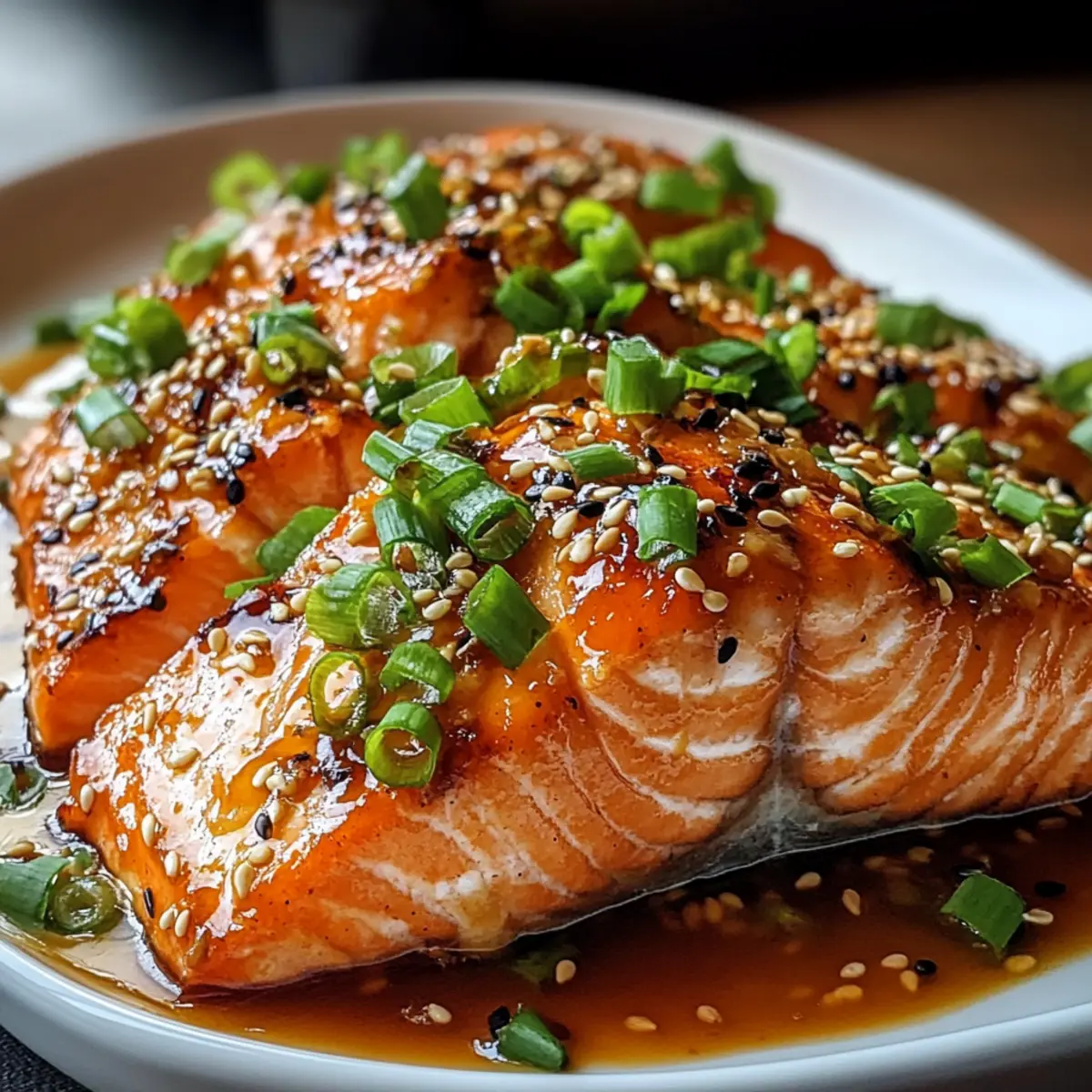 Schneller Bang Bang Lachs mit würziger Sauce