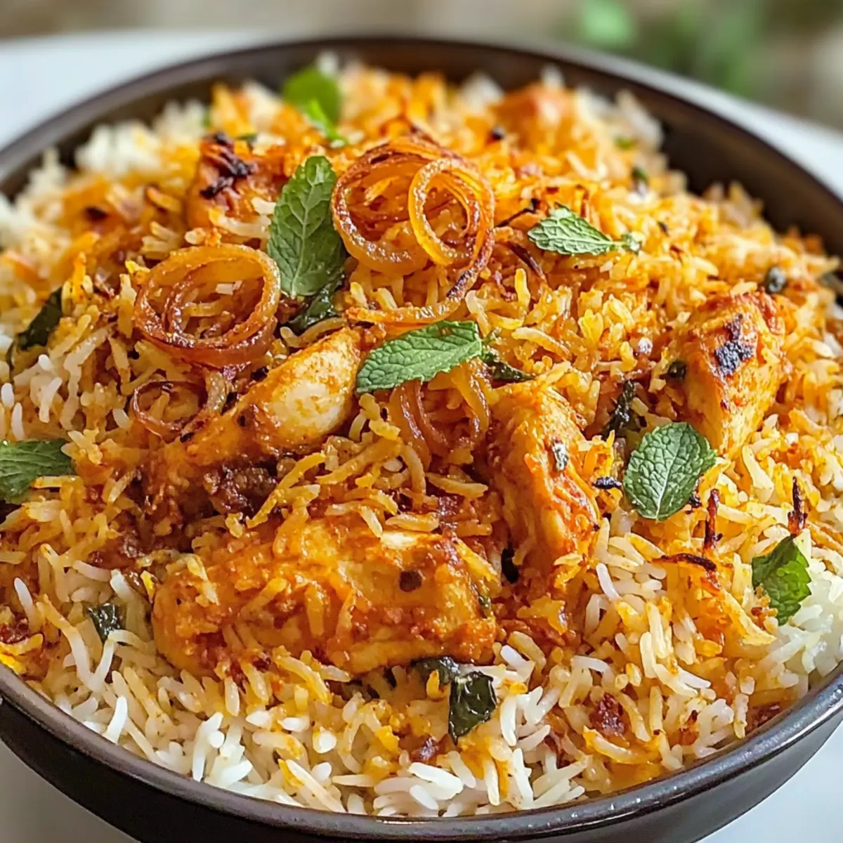 Butter-Hühnchen-Biryani für jeden Anlass