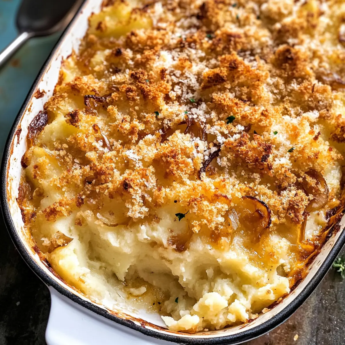 Käse Karamelisierte Zwiebel Kartoffelauflauf Rezept