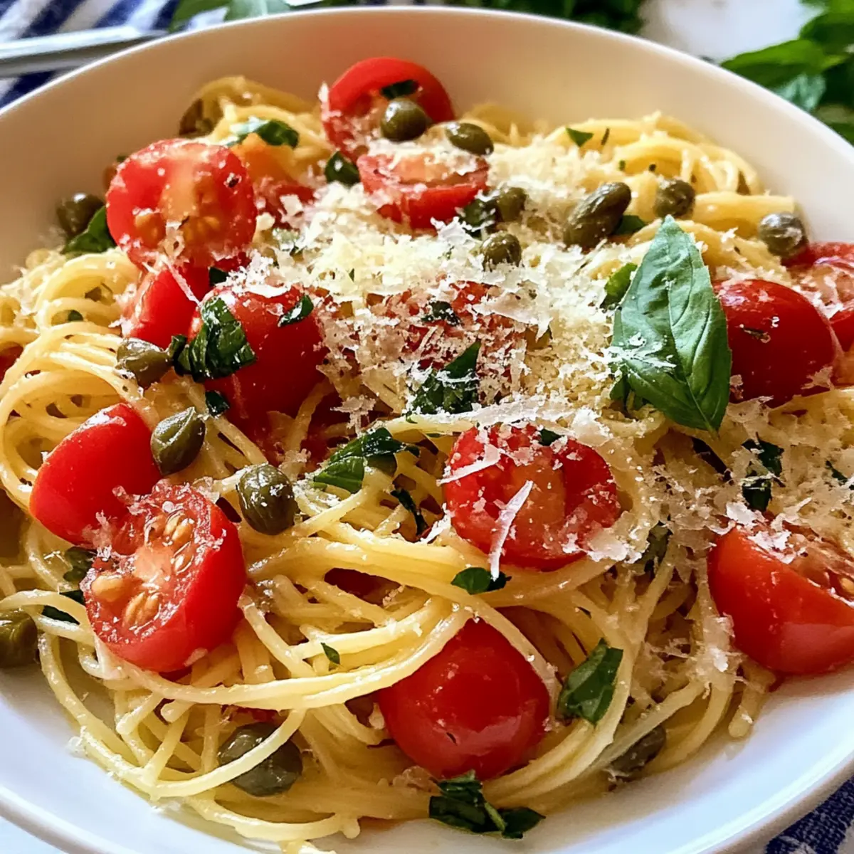 Kaltes Zitronen-Capellini-Salat einfach zubereiten