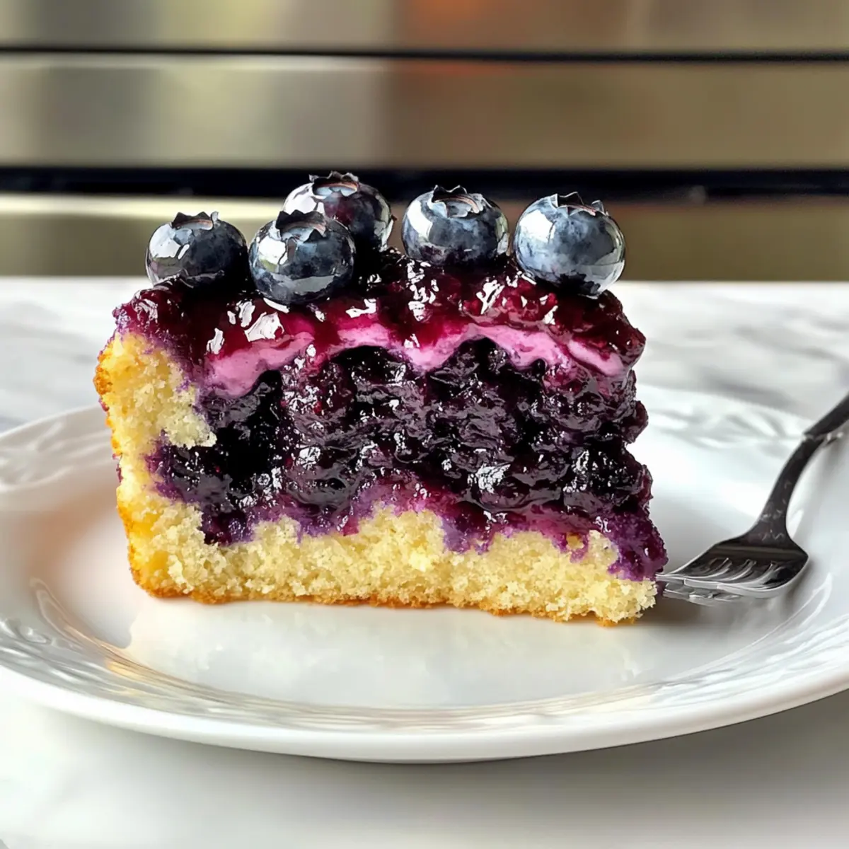 Einfache Blaubeerkompott Torte & Cupcake Füllung