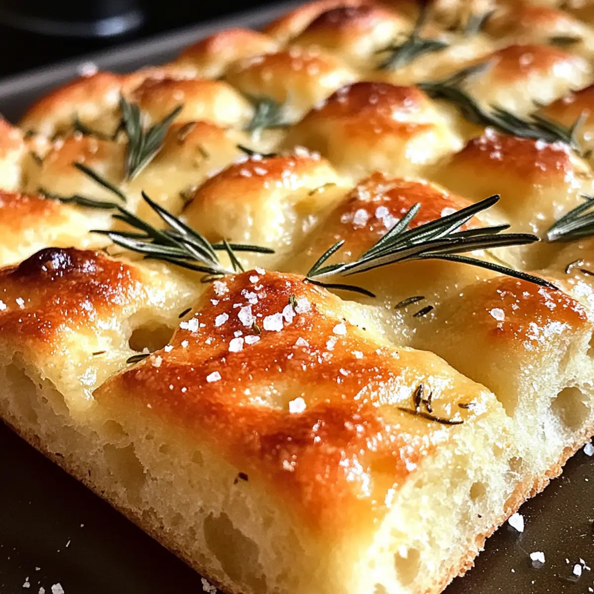 Focaccia – Luftig und Einfach Selbstgemacht