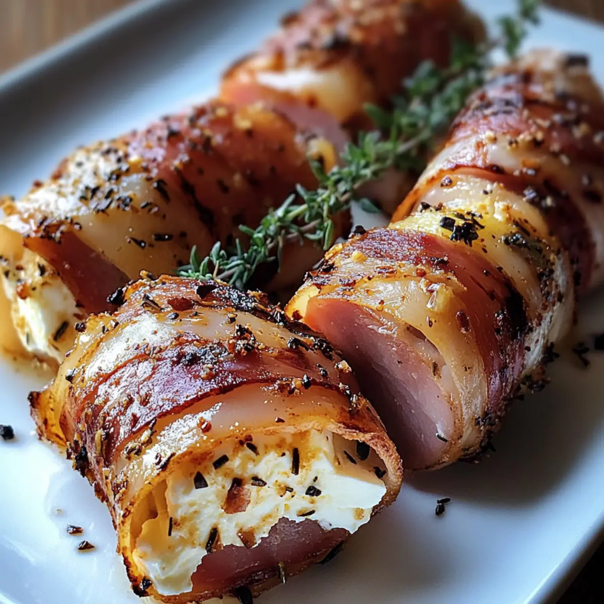 Perfekte Gegrillte Feta-Schinkenröllchen Zuhause