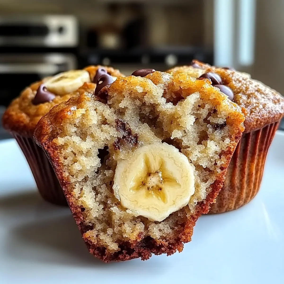 Griechischer Joghurt Bananen Muffins für jeden Tag