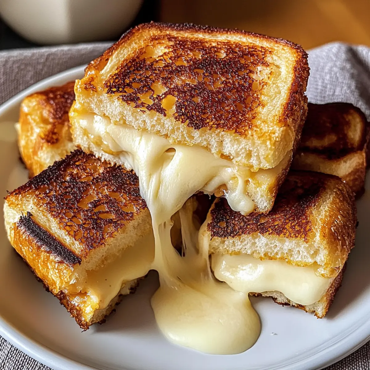 Hawaiian Roll Gegrillter Käse für den ultimativen Genuss