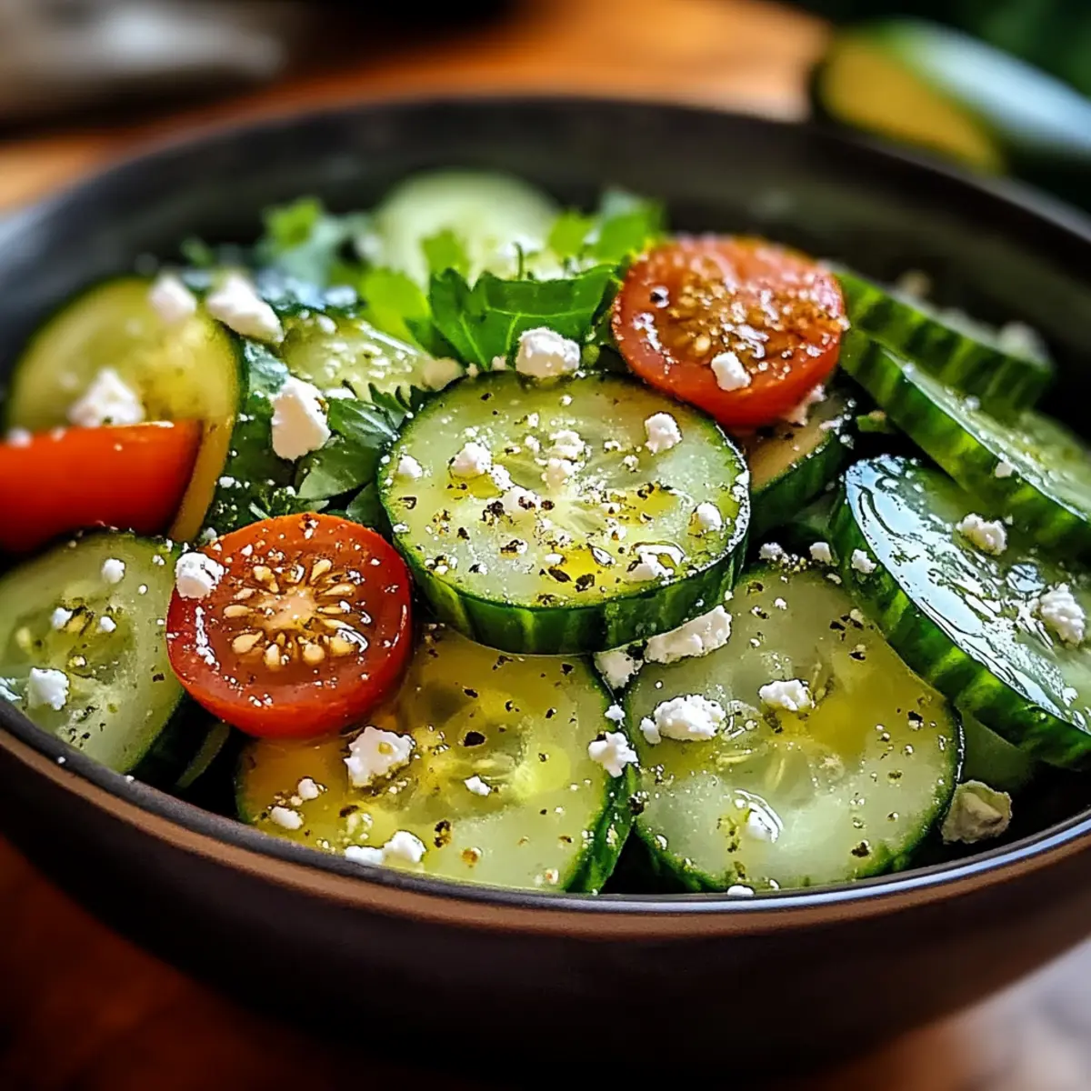 Honig Limetten Gurkensalat: Erfrischender Genuss pur