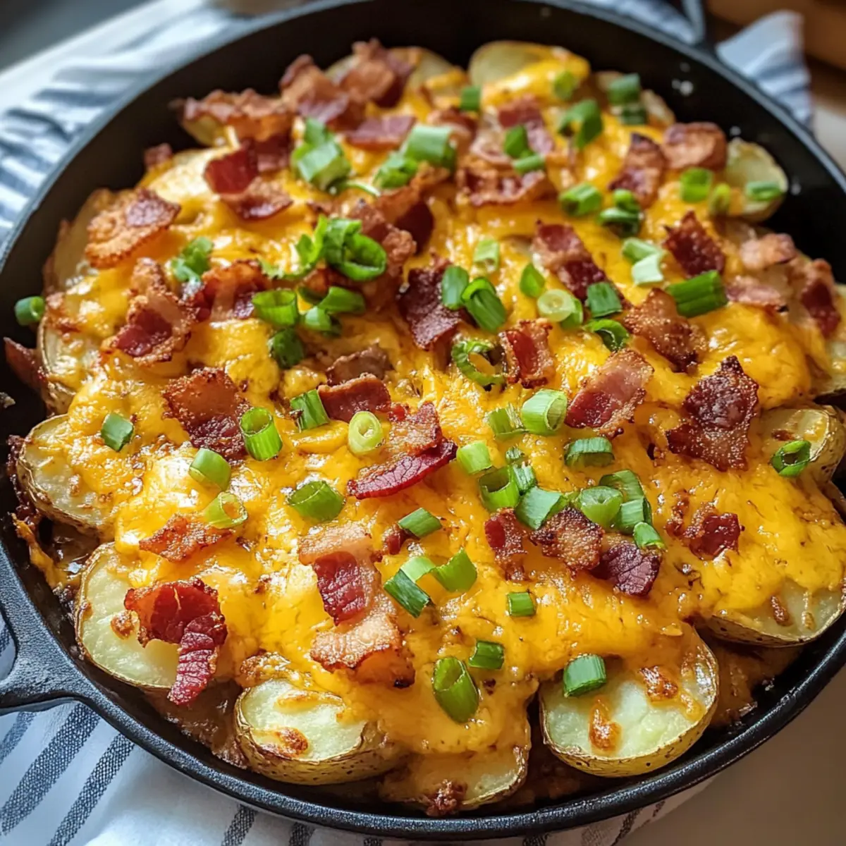 Irländische Pub Nacho Kartoffeln zum Verlieben