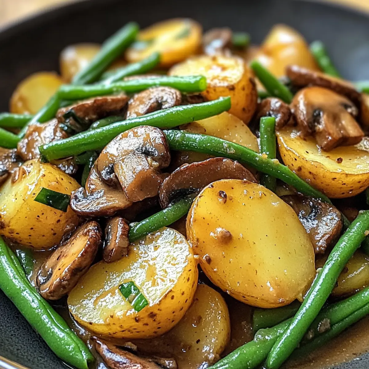 Kartoffel-Pilz-Pfanne: Vegane Genussreise im Alltag