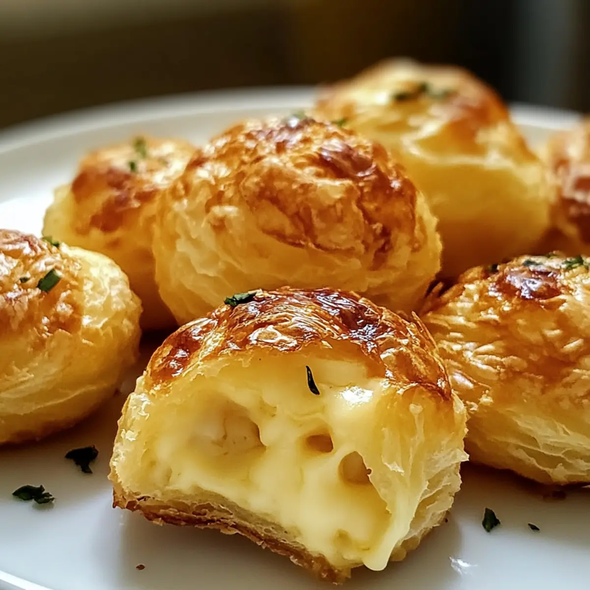 Käse Puff Snacks ganz einfach selber machen
