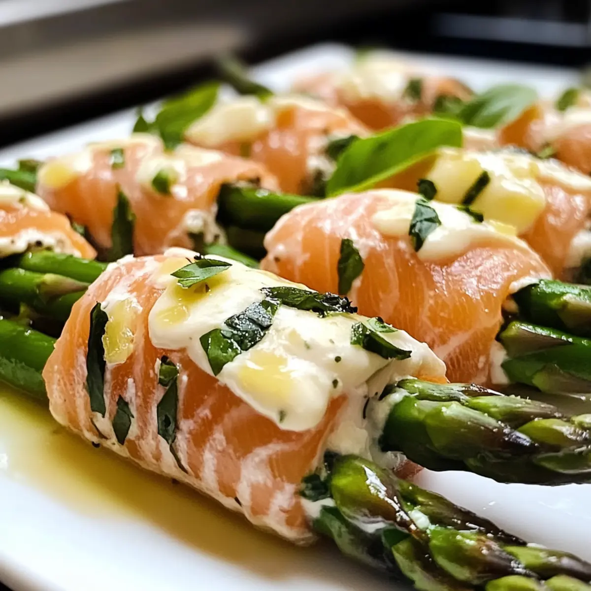 Zitronen-Basilikum-Lachs-Rollen für Feinschmecker