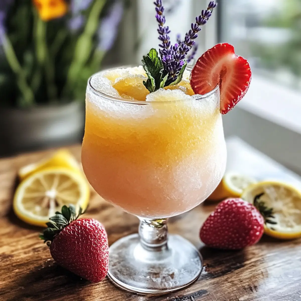 Zitronen-Lavendel-Frosé: Erfrischender Sommercocktail