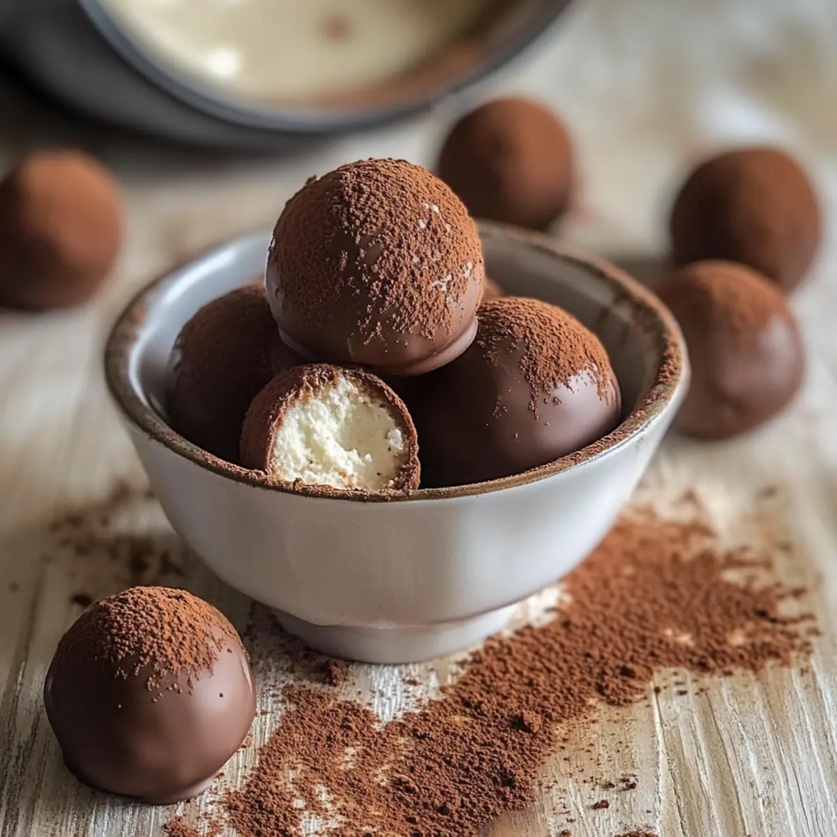 No Bake Tiramisu Trüffel für süße Momente