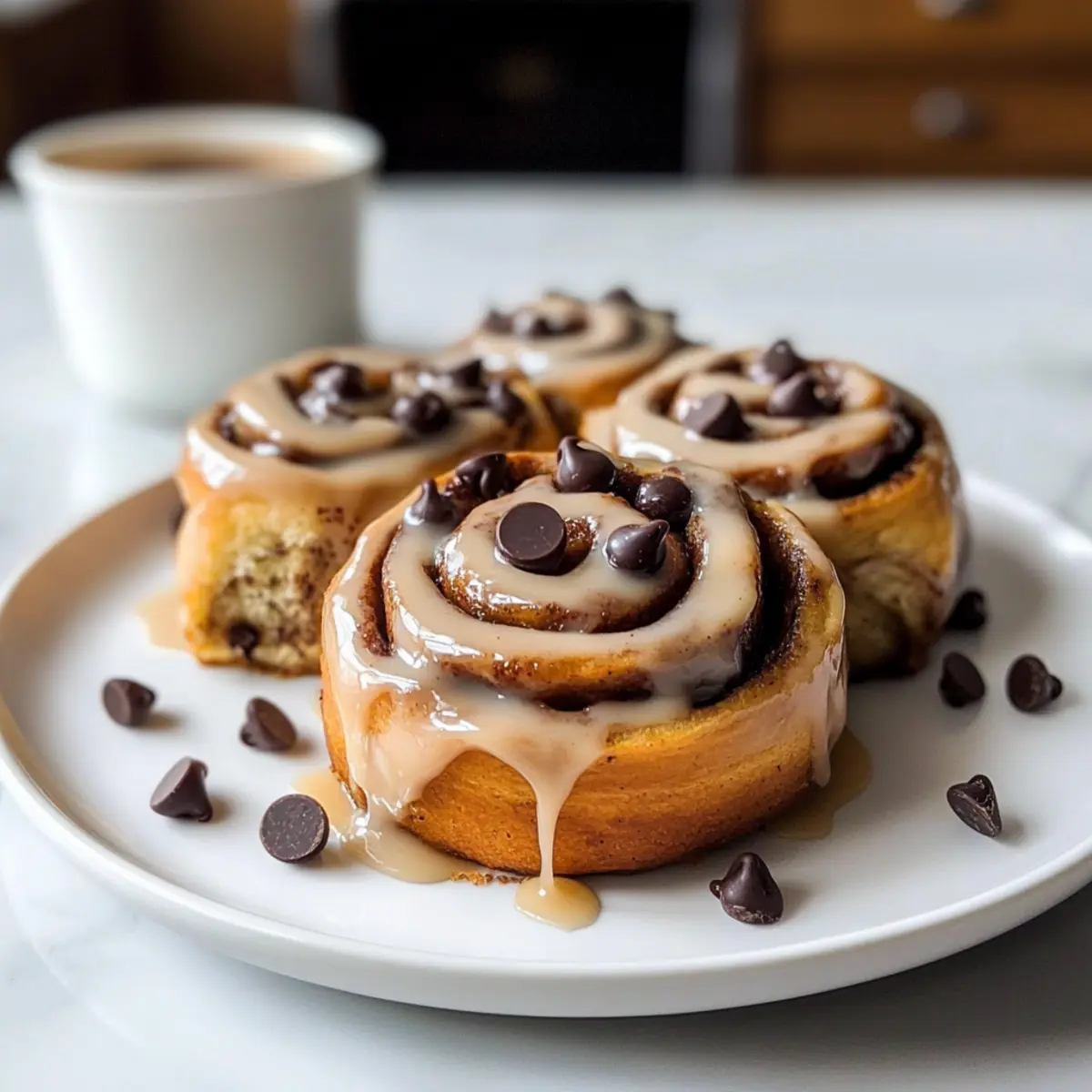Erdnussbutter Zimtschnecken für ein süßes Frühstück