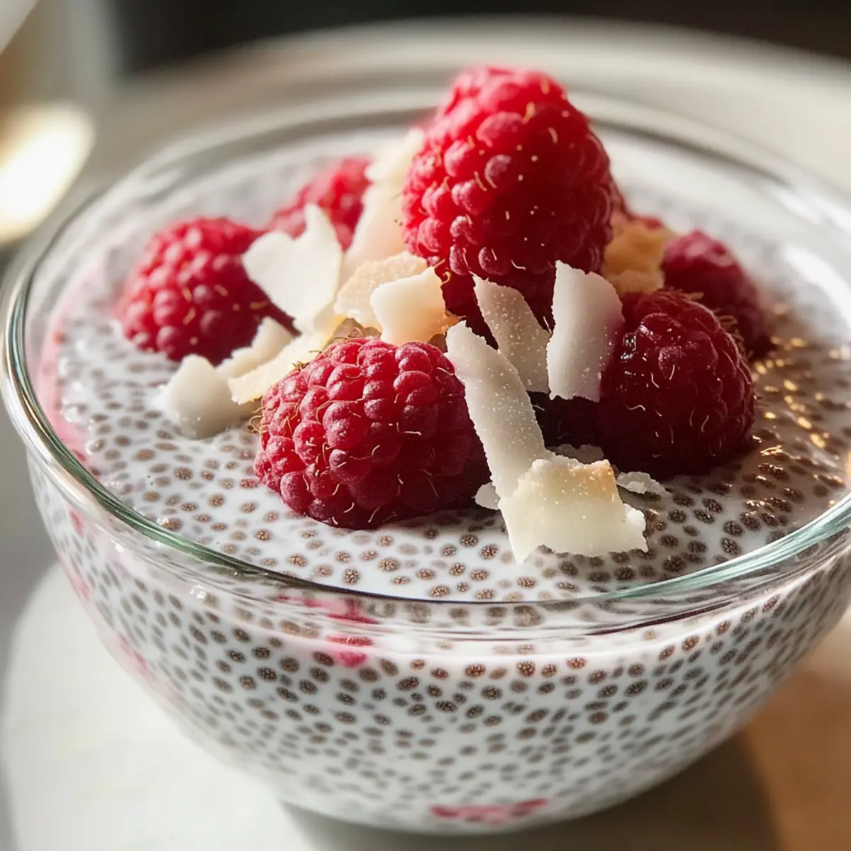 Himbeer-Chia-Pudding – Frisch und cremig genießen