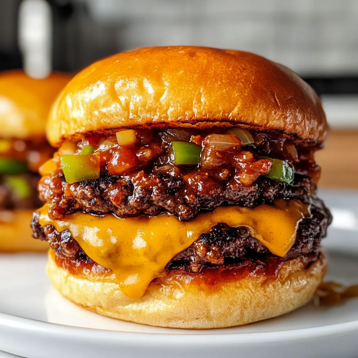 Schlampige Joe Smash Burger für gemütliche Abende