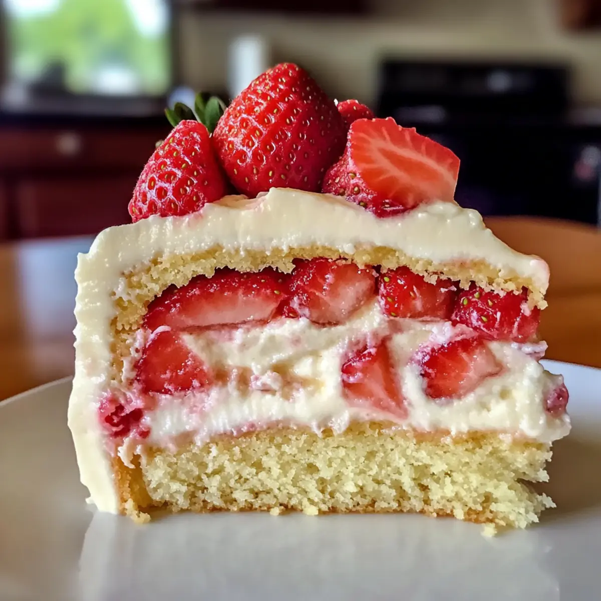 Erdbeerpudding-Delight-Kuchen für fruchtige Genussmomente
