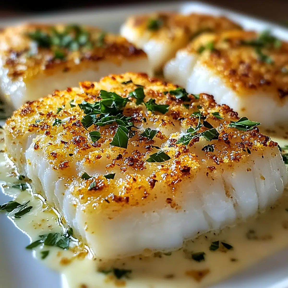 Gebratener Kabeljau mit Mayo Parmesan einfach gemacht