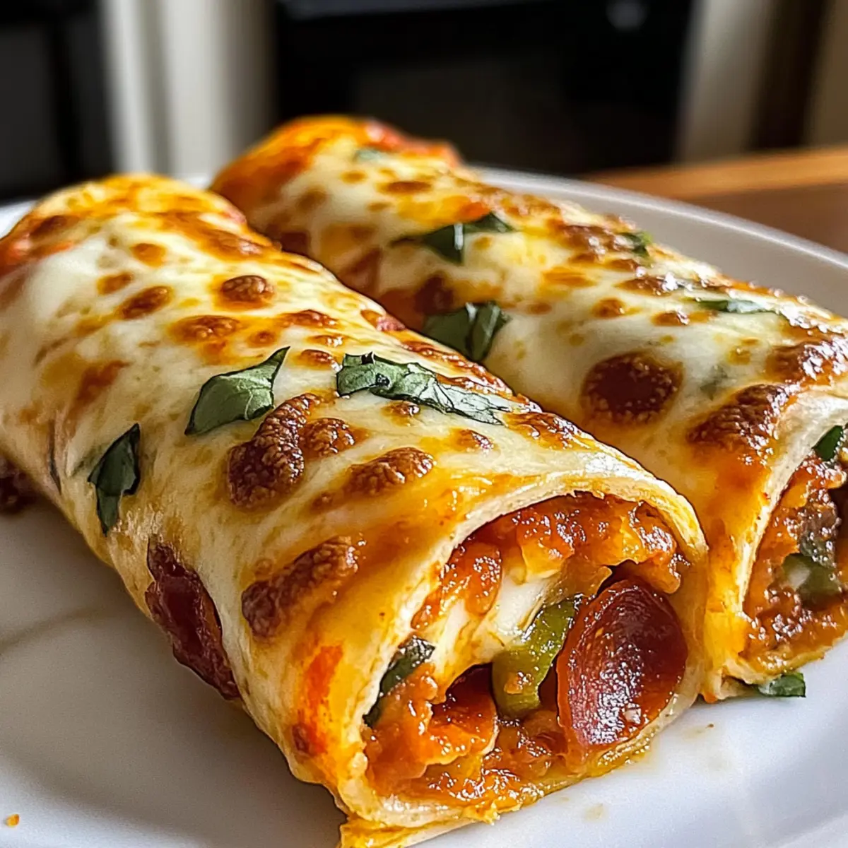 Gebratene Pizzawraps – schnell und lecker lassen Freude aufkommen