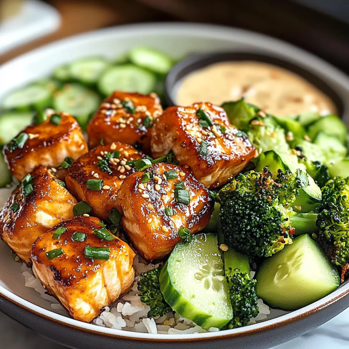 Bang Bang Lachs Bissen in 20 Minuten genießen