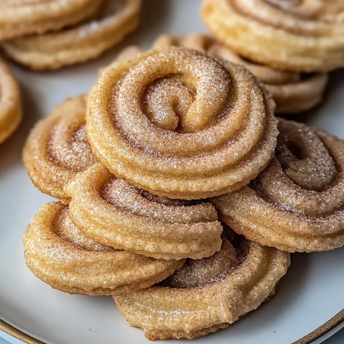 Churro Kekse mit cremigem Zimt-Frosting