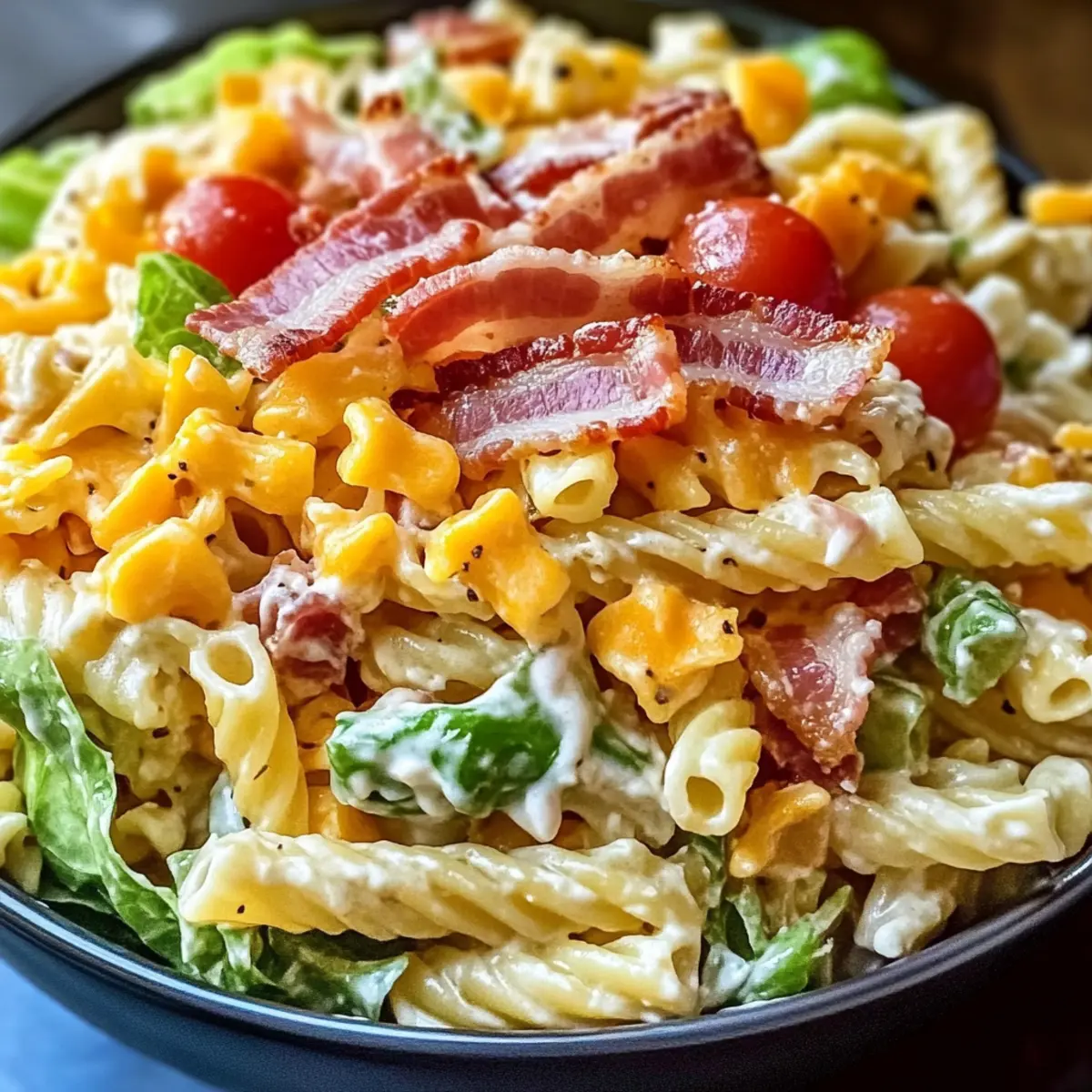 Club-Sandwich-Pasta-Salat für den perfekten Genuss