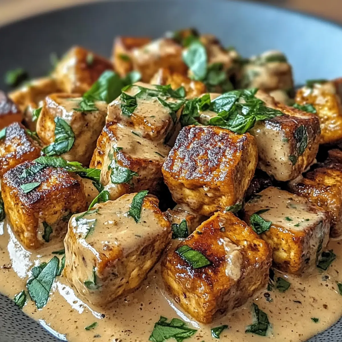 Cremiger Heirats-Tofu für vegane Genießer