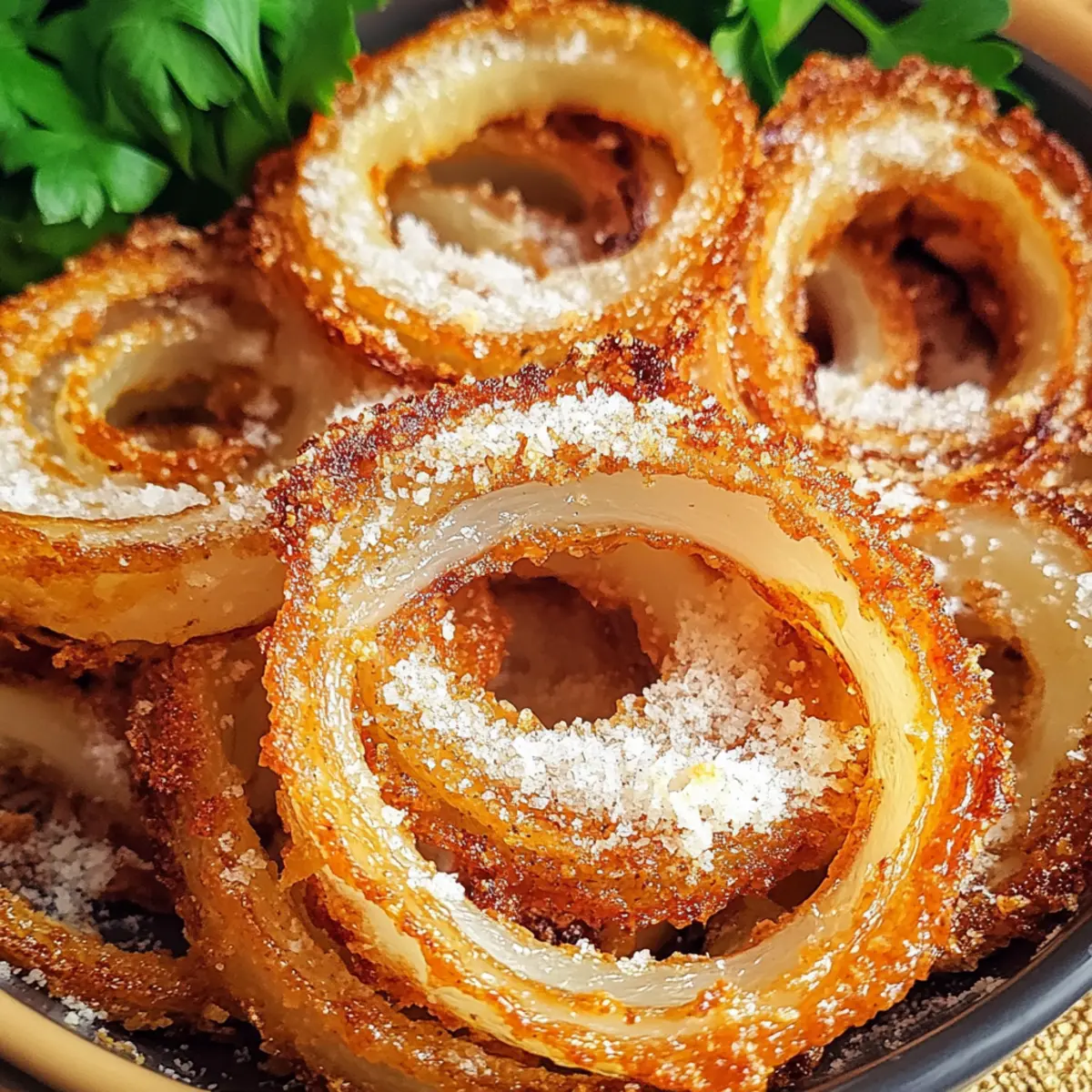 Krosse Zwiebelring-Chips für den perfekten Snack
