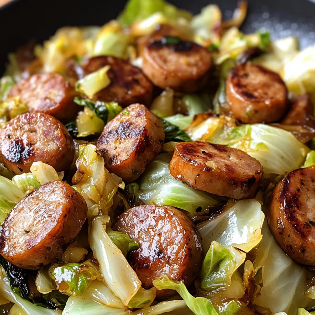 Einfache Wurst- und Krautpfanne in 30 Minuten