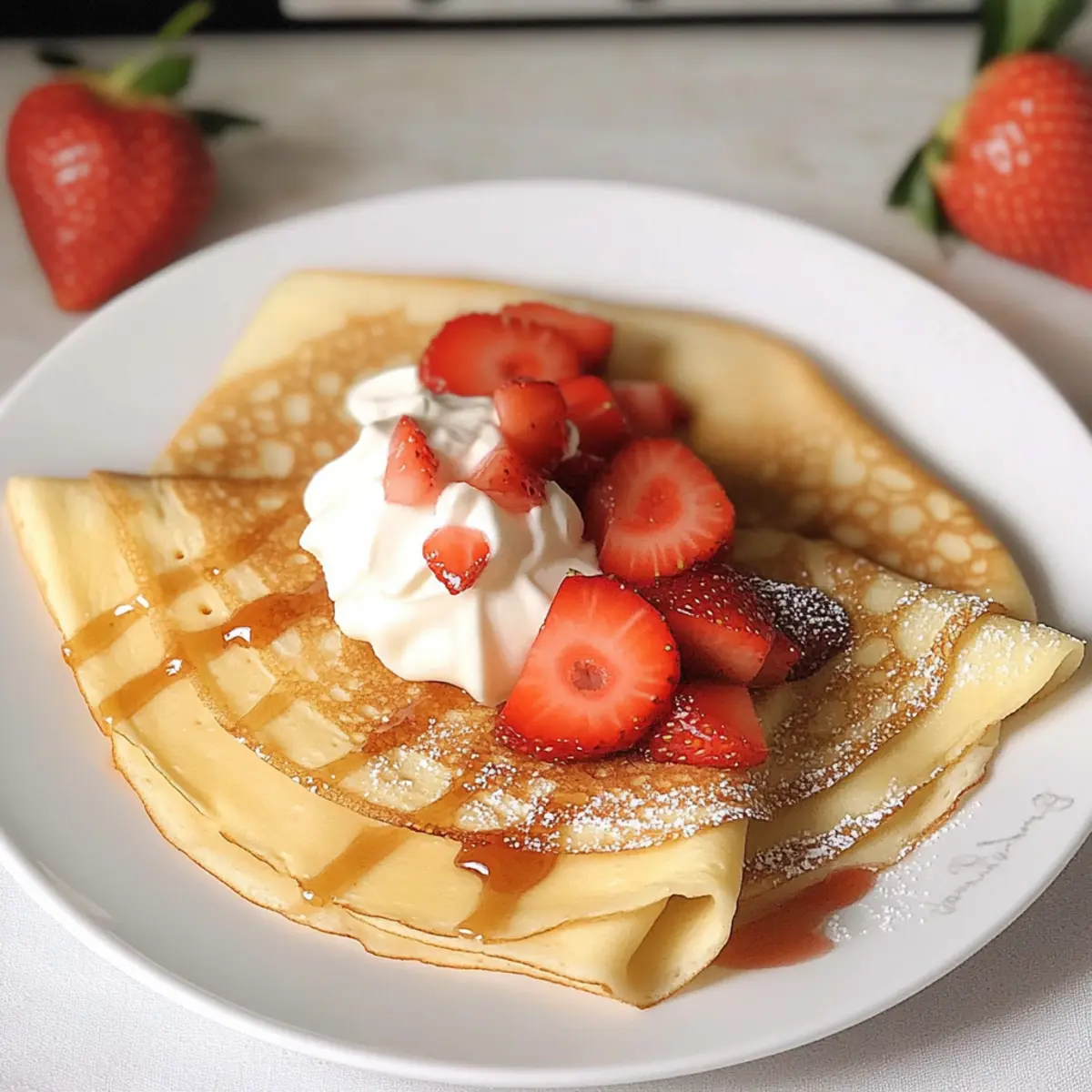Eierfreie Crêpes: Schnelle und köstliche Frühstücksideen