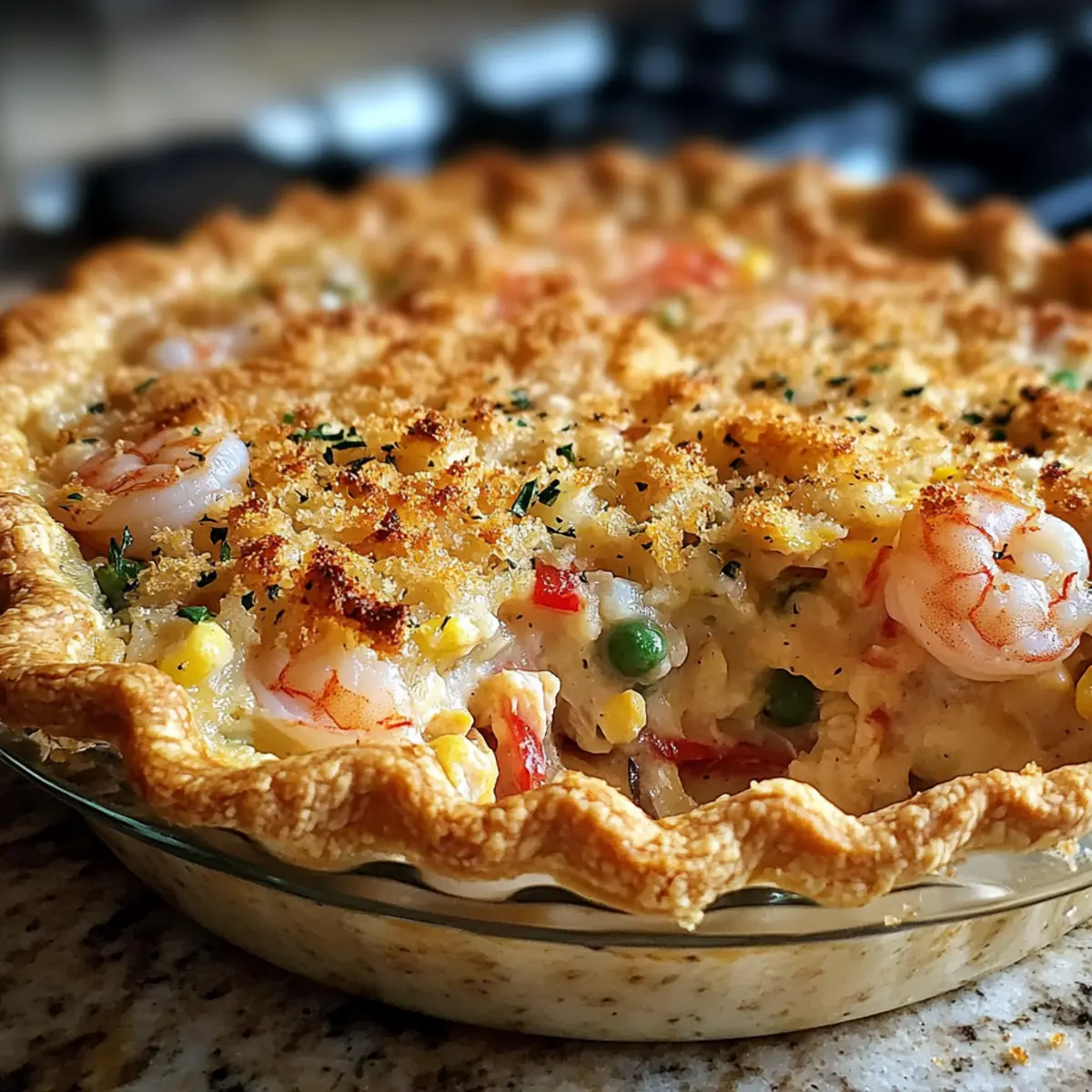Florida Garnelenkuchen: Cremig, Knusprig und Einfach