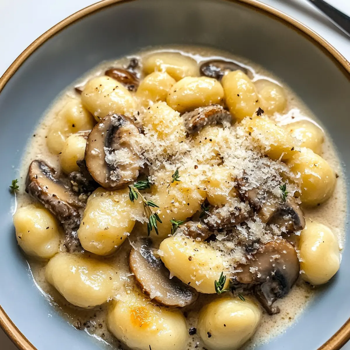 Gnocchi mit cremiger Pilzsauce für schnelle Abende