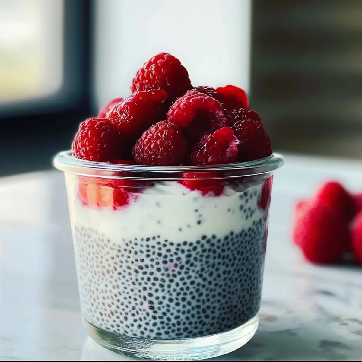 Griechischer Joghurt Chia Pudding für jeden Tag