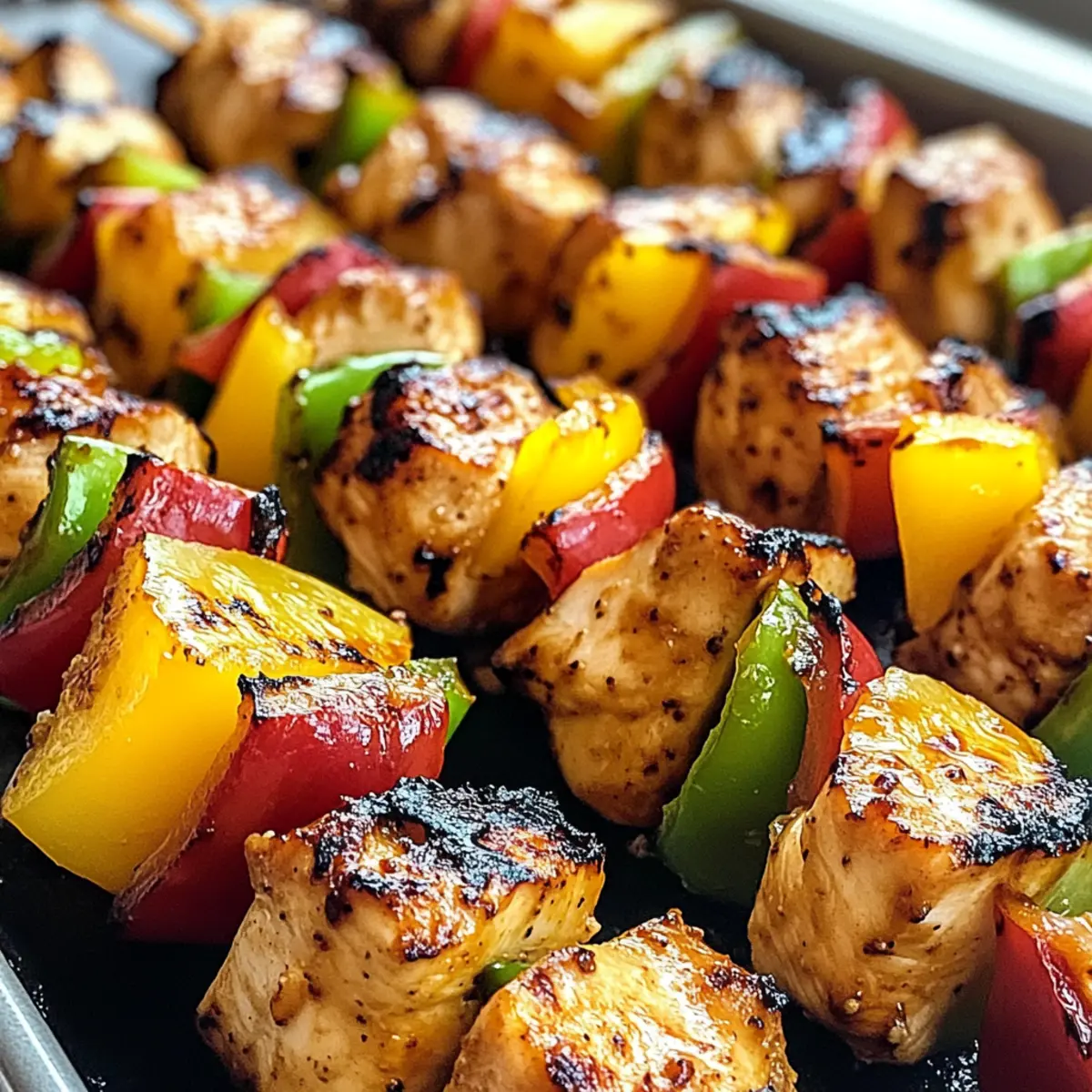 Hawaiianische Hähnchen-Kabobs für den Sommergenuss