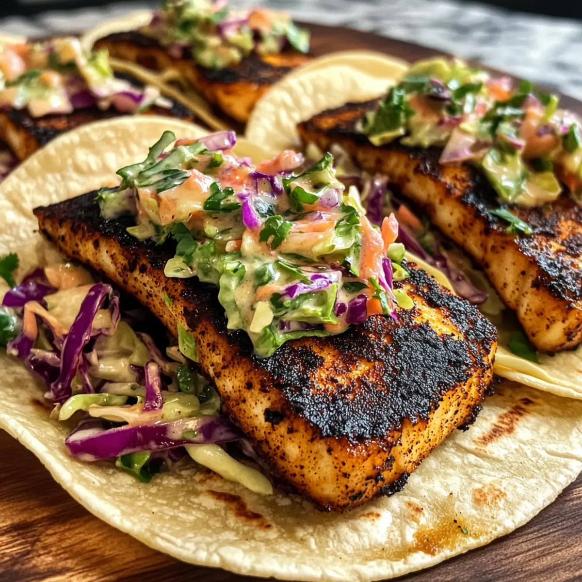 Crispy Mahi-Mahi-Tacos mit Frischem Slaw