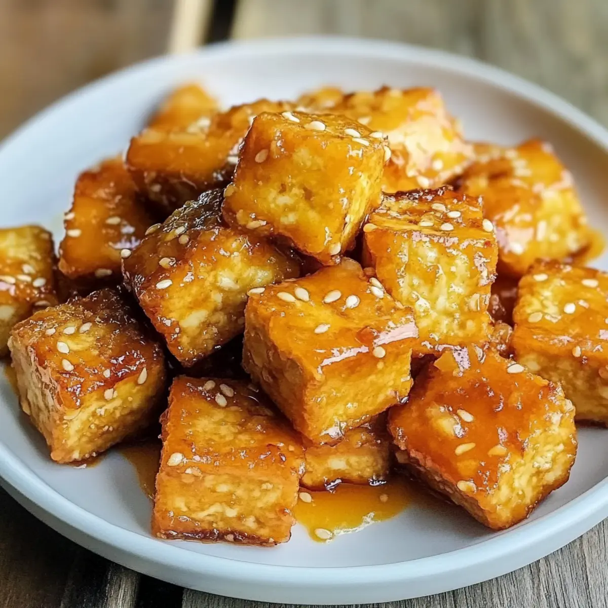 Krosses Orangen-Tofu für den perfekten Abendessen Genuss
