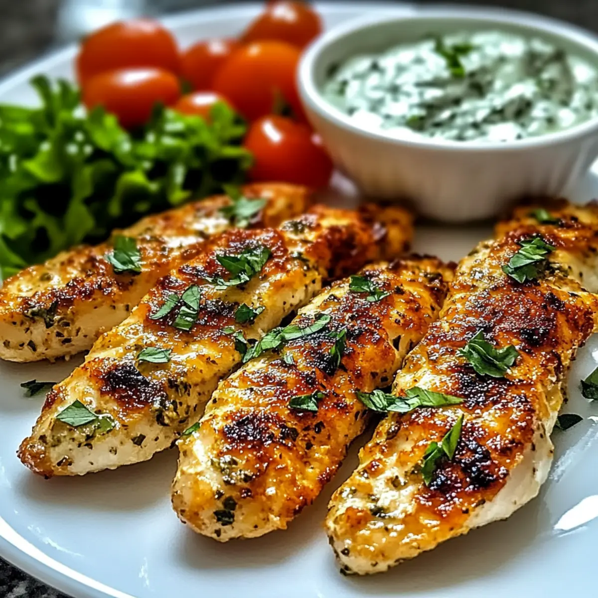 Herzhafte mediterrane Hähnchenstreifen einfach selbst gemacht